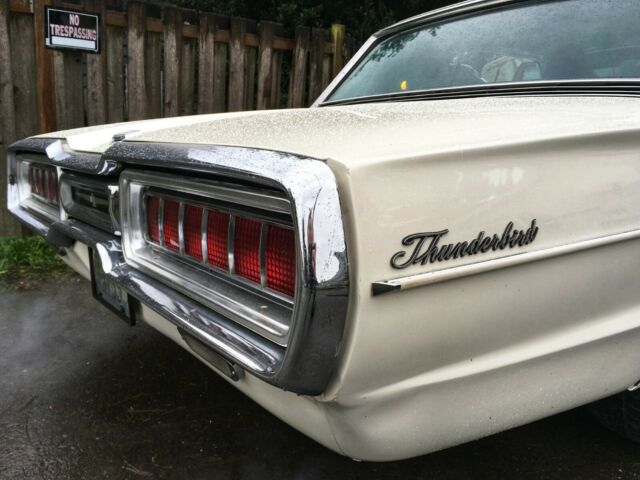 1965 White Ford Thunderbird