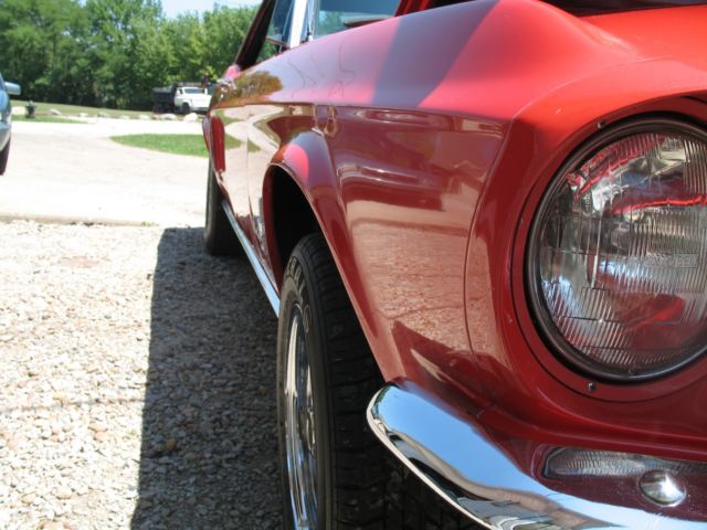 1968 Red Ford Mustang Coupe