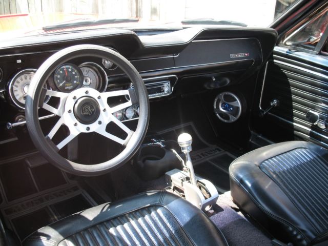 1968 Red Ford Mustang Coupe