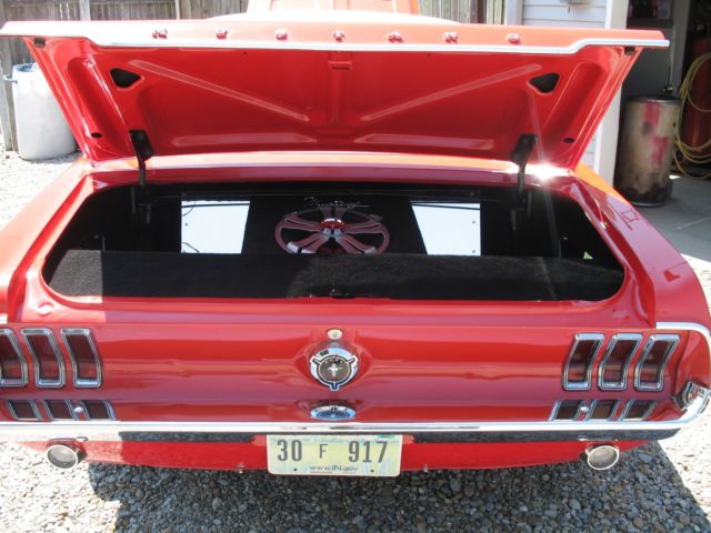 1968 Red Ford Mustang Coupe