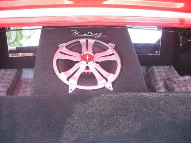 1968 Red Ford Mustang Coupe