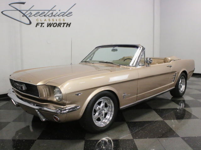 1966 Gold Ford Mustang Convertible