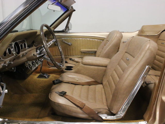 1966 Gold Ford Mustang Convertible
