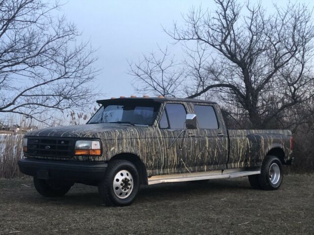 1994 Green Ford F-350 Extended Crew Cab Pickup