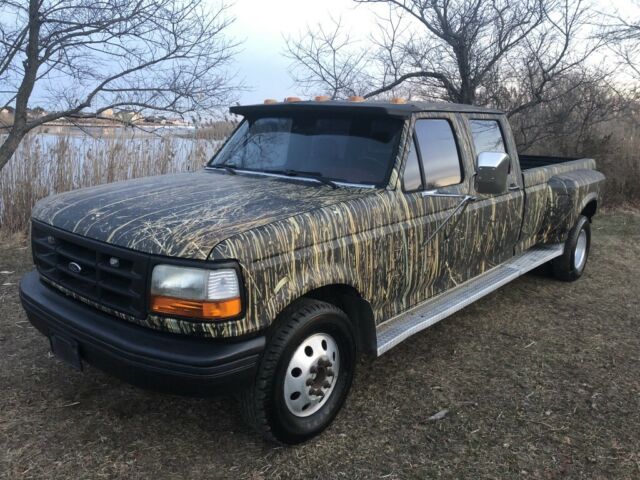 1994 Green Ford F-350 Extended Crew Cab Pickup