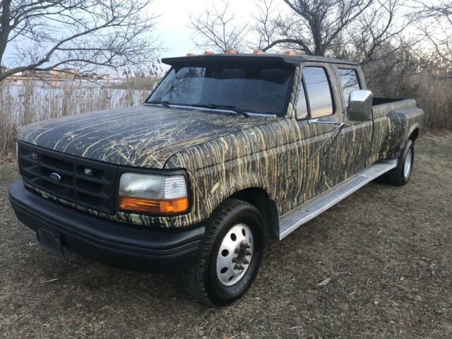 1994 Green Ford F-350 Extended Crew Cab Pickup