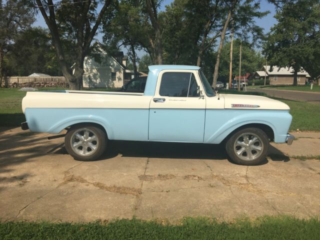 1961 Blue Ford F-100 Standard Cab Pickup