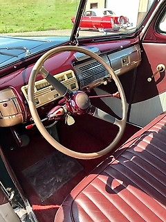 1940 Black Ford Deluxe Coupe