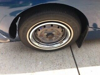 1962 custom blue Austin Healey Sprite convertible---NO TOP