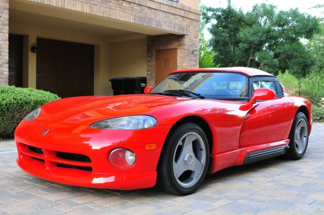 1993 Red Dodge Viper Convertible