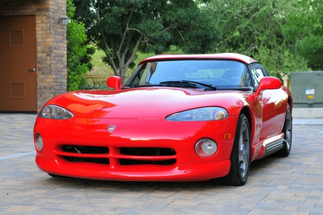 1993 Red Dodge Viper Convertible