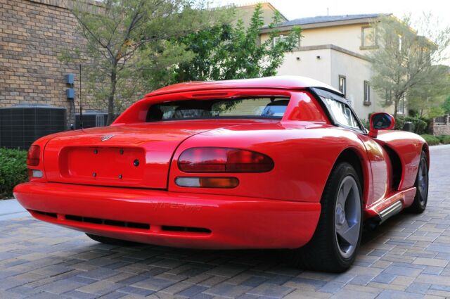 1993 Red Dodge Viper Convertible