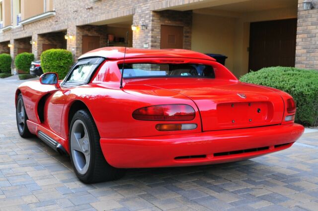 1993 Red Dodge Viper Convertible