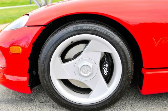 1993 Red Dodge Viper Convertible