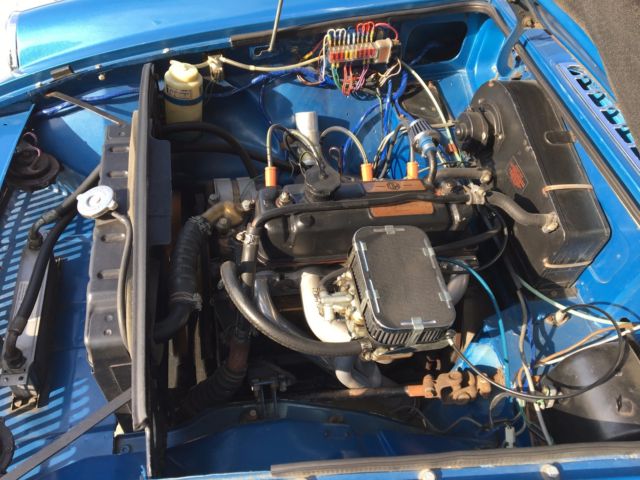 1970 Blue MG MGB Coupe