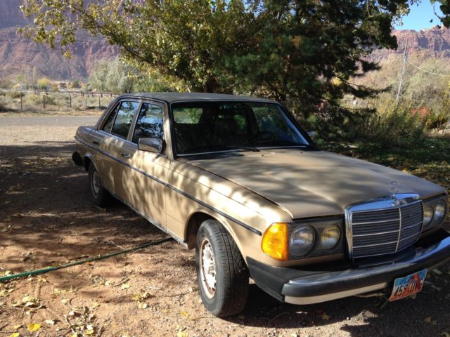 1984 Gold Mercedes-Benz 300-Series Sedan