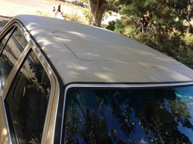 1984 Gold Mercedes-Benz 300-Series Sedan