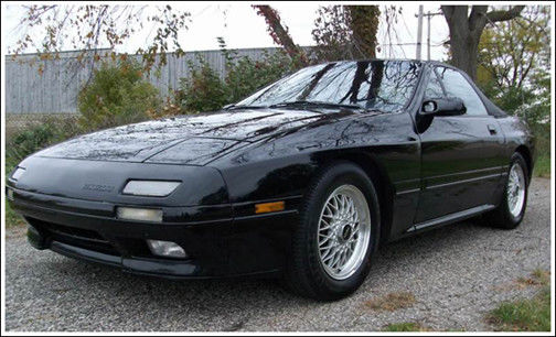 1990 Black Mazda RX-7 Convertible