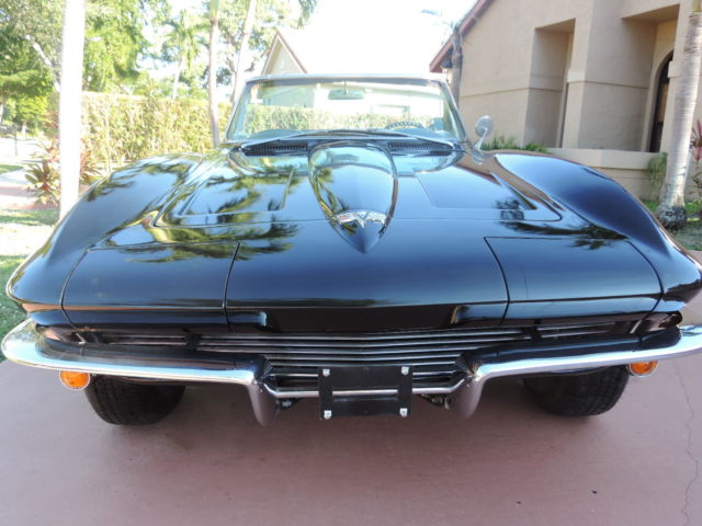 1964 Black Chevrolet Corvette Convertible