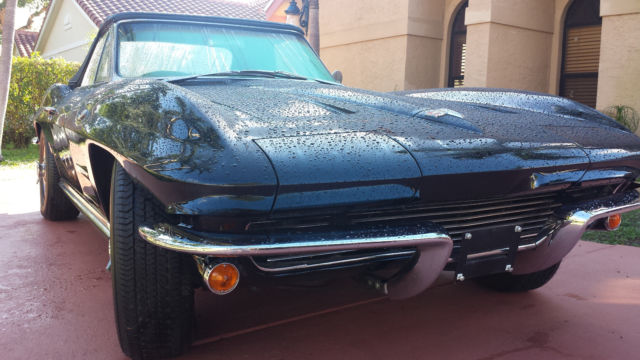 1964 Black Chevrolet Corvette Convertible