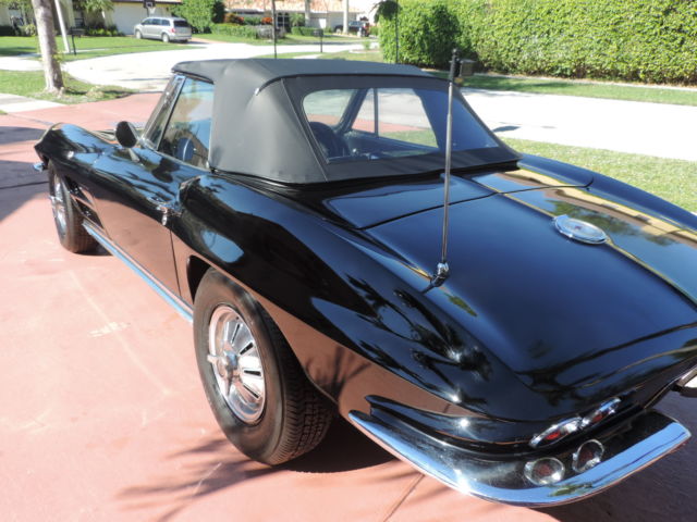 1964 Black Chevrolet Corvette Convertible