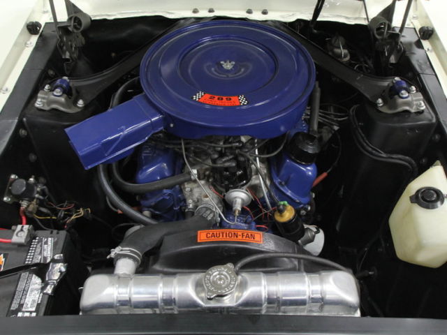 1967 White Ford Mustang Convertible