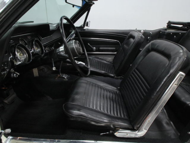 1967 White Ford Mustang Convertible