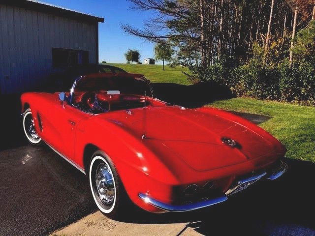 1962 Red Chevrolet Corvette Convertible