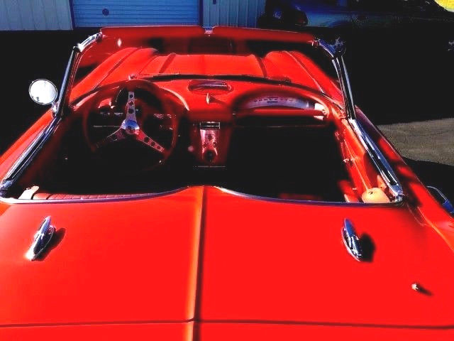 1962 Red Chevrolet Corvette Convertible