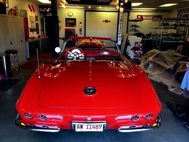 1962 Red Chevrolet Corvette Convertible