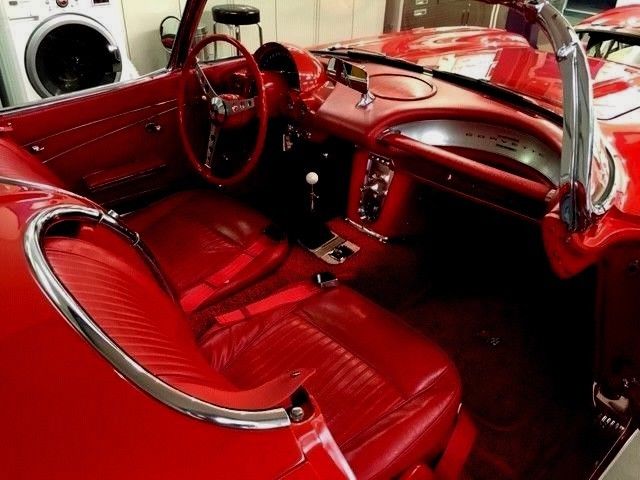 1962 Red Chevrolet Corvette Convertible