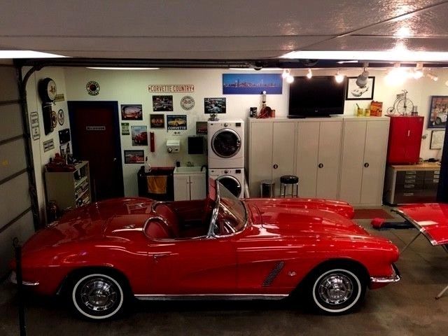 1962 Red Chevrolet Corvette Convertible
