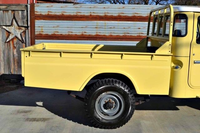 1981 Yellow Toyota Land Cruiser Pickup Truck