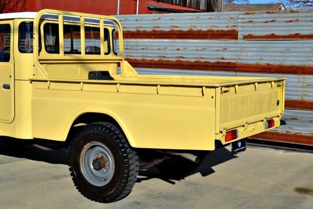 1981 Yellow Toyota Land Cruiser Pickup Truck