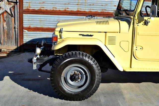 1981 Yellow Toyota Land Cruiser Pickup Truck