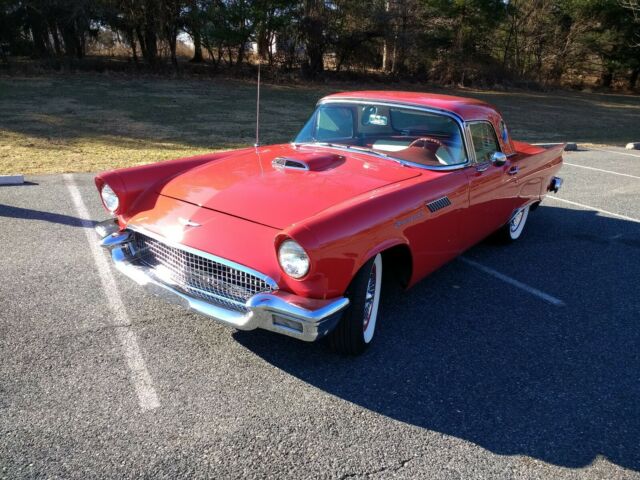 1957 Red Ford Thunderbird Convertible