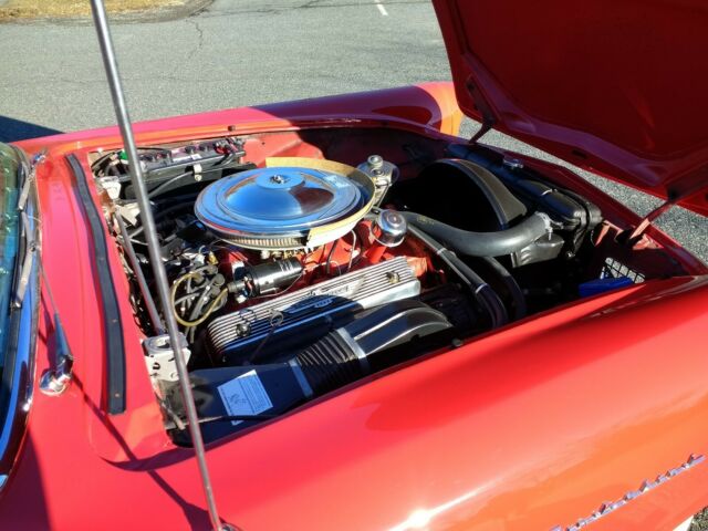 1957 Red Ford Thunderbird Convertible