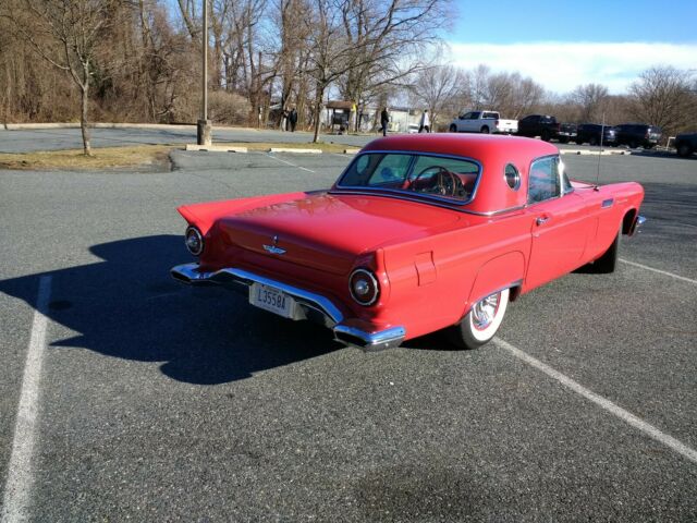 1957 Red Ford Thunderbird Convertible