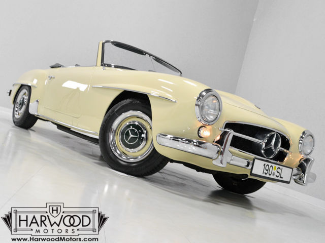 1959 Cream Mercedes-Benz 190-Series Convertible