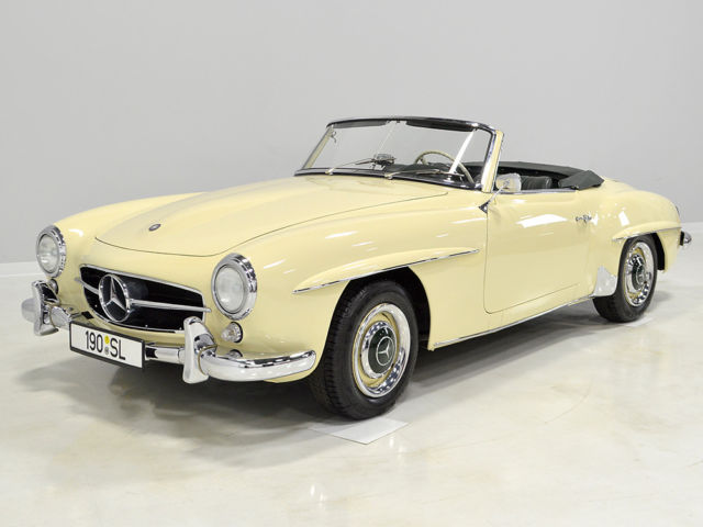 1959 Cream Mercedes-Benz 190-Series Convertible