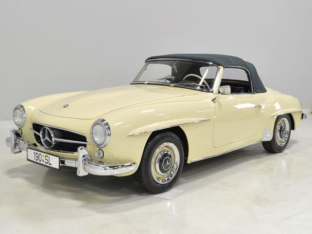 1959 Cream Mercedes-Benz 190-Series Convertible