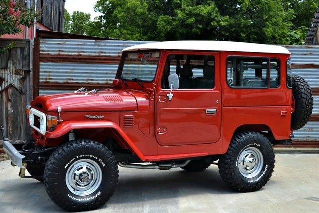 1978 Red Toyota Land Cruiser SUV