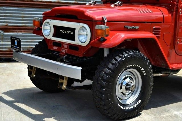 1978 Red Toyota Land Cruiser SUV