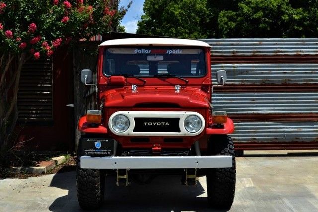 1978 Red Toyota Land Cruiser SUV