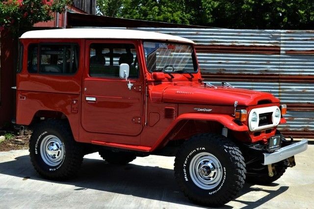 1978 Red Toyota Land Cruiser SUV