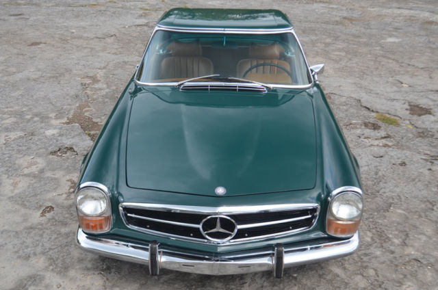 1970 Green Mercedes-Benz SL-Class Convertible