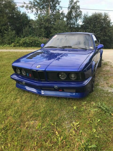 1982 Blue BMW 6-Series Coupe