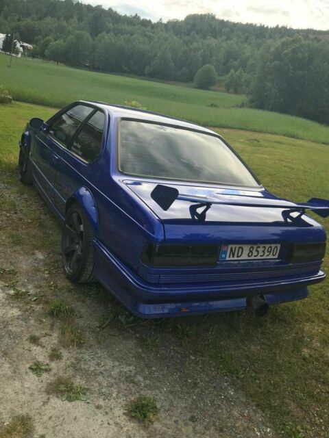1982 Blue BMW 6-Series Coupe