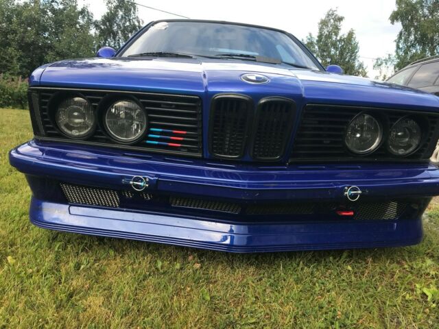 1982 Blue BMW 6-Series Coupe
