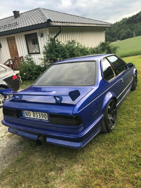 1982 Blue BMW 6-Series Coupe